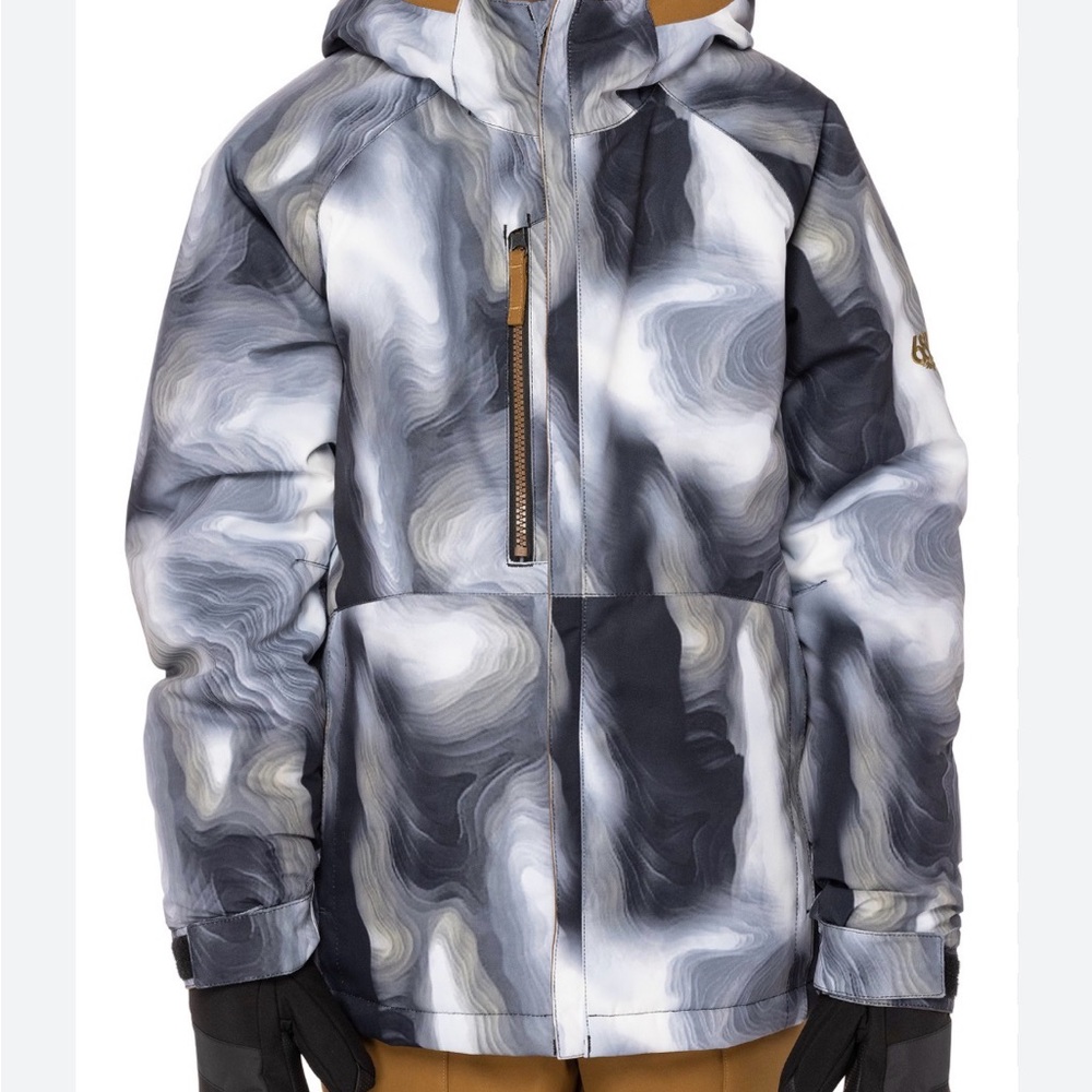 Stylish 686 Youth Swirl Pattern Jacket